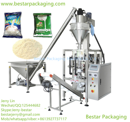Vertical Form Fill & Seal (VFFS) Машина для 500g,1kg,2kg,3kg,4kg,5kg Муки, твердой пшеничной муки,порошка, хлебная мука, молоко