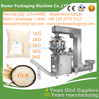 Автоматическая машина для упаковки рисовых пакетов BSTV-420AZ 500g,1KG,2KG,2.5 кг, 3 кг, 5 кг.