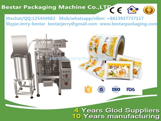 custom printing mulching plastic film for tea packaging with bestar weighting packaging machine (принтерская пленка для чайной упаковки с взвешиванием)
