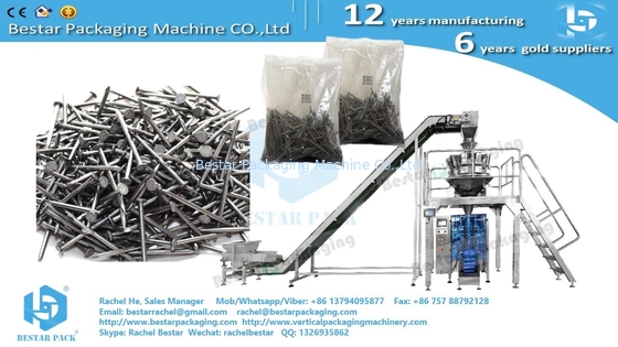 Bestar Wire Nails Pouch Packing Machine с автоматической функцией взвешивания BSTV-450AZ