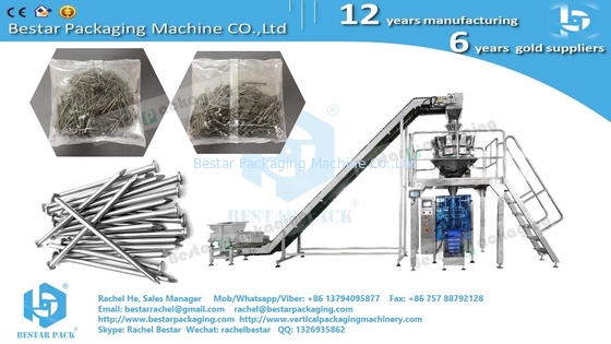 Bestar Wire Nails Pouch Packing Machine с автоматической функцией взвешивания BSTV-450AZ