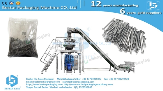 Bestar Wire Nails Pouch Packing Machine с автоматической функцией взвешивания BSTV-450AZ