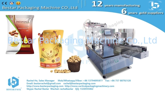 Bestar Doypack Machine с насосом и резервуаром для упаковки емкостей для пищевого масла