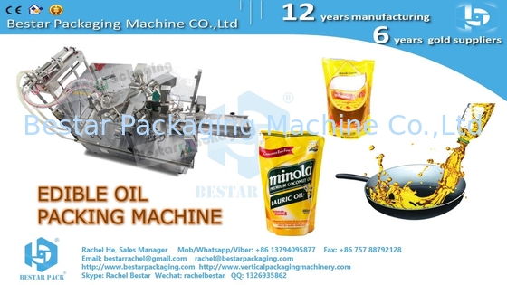 Bestar Doypack Machine с насосами и резервуарами для упаковки масляных пакетов