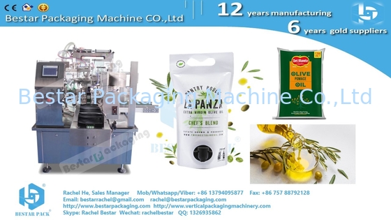 Bestar Doypack Machine с насосами и резервуарами для упаковки масляных пакетов
