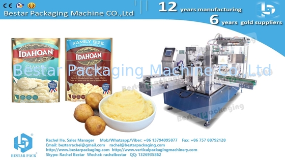 Bestar Doypack Machine для рюкзака с циппором с двумя роторными насосами и 8 рабочими станциями