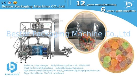 Nuts dry fruits doypack packaging machine with automatic weighing
