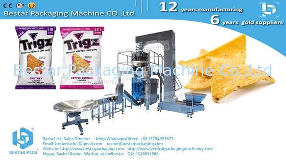 Машины для упаковки кукурузных ломтиков с инфляцией и пробиванием отверстий евро BSTV-450AZ