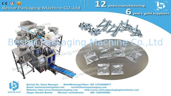 Счетная упаковочная машина для аппаратных средств с 4 вибрационными чашами и ручной ленточной подачей