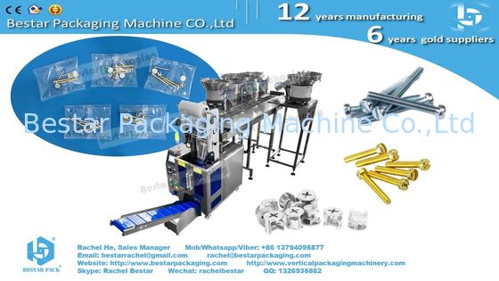 Мебель оборудование упаковочная машина с 4pcs подсчитывающих мисок и настраиваемый ведро конвейер