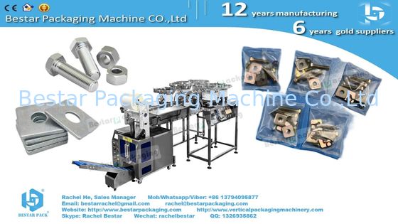 Мебель оборудование упаковочная машина с 4pcs подсчитывающих мисок и настраиваемый ведро конвейер