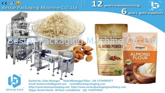 8-станционный предварительно сделанный мешок Doypack Machine для 500-1000г зерна