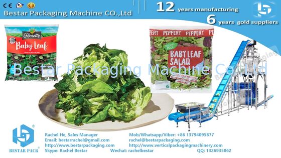 BSTV-350AZ All-in-One Type Packing Machine with 14-head Weigher for Sticky Cucumber Slices (БСТВ-350АЗ Все в одном типе упаковочная машина с 14-главой весовкой для липких нарезок огурцов)