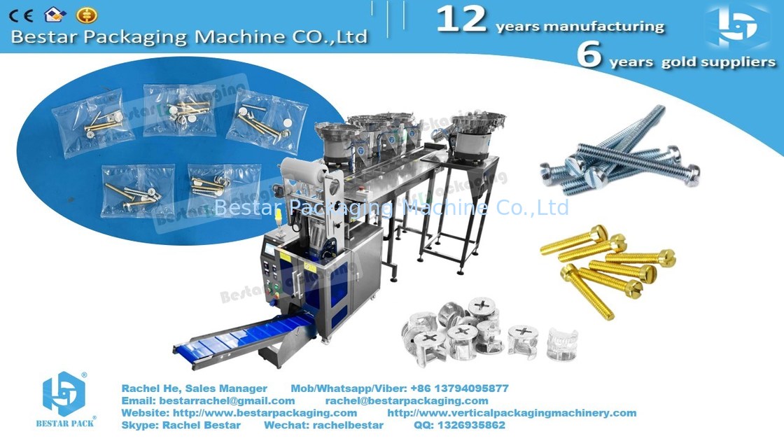 Мебель оборудование упаковочная машина с 4pcs подсчитывающих мисок и настраиваемый ведро конвейер
